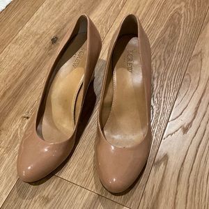J.Crew Nude Wedge Heels